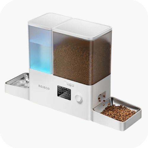 2 in 1   Pet Automatic Feeder & Water Fountain